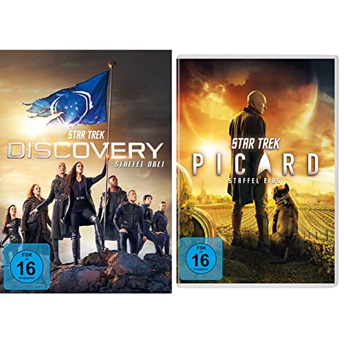 STAR TREK: Discovery - Staffel 3 [5 DVDs] & Star Trek: Picard - Staffel 1 [4 DVDs] von Paramount (Universal Pictures)