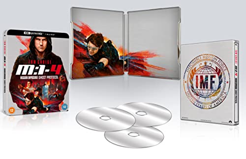 Mission: Impossible 4 - Ghost Protocol 4K UHD + Blu-ray Steelbook [Region A & B & C] von Paramount Home Entertainment