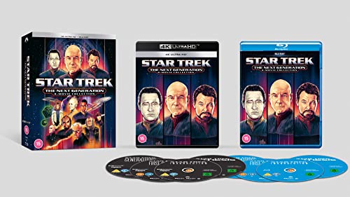 Star Trek: The Next Generation Movie Boxset 4K UHD [Blu-ray] [2023] [Region A & B & C] von Paramount Home Entertainment