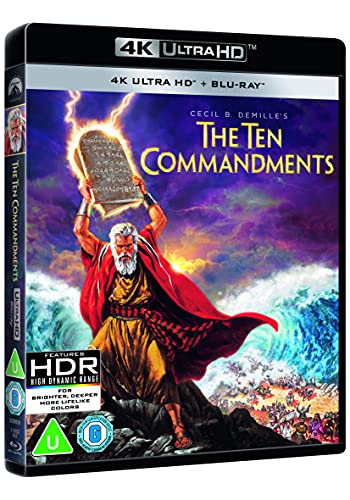The Ten Commandments (1956) 4K Ultra-HD [Blu-ray] [2021] [Region A & B & C] von Paramount Home Entertainment
