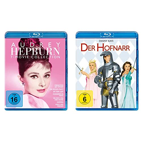 Audrey Hepburn - 7 Movie Collection [Blu-ray] & Der Hofnarr [Blu-ray] von Paramount Pictures (Universal Pictures)