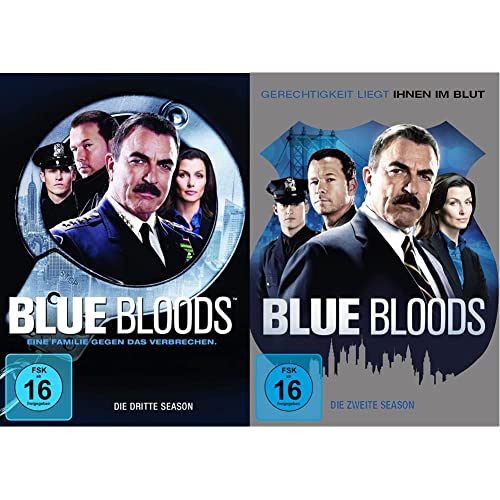 Blue Bloods - Staffel 03 / Amaray (DVD) & Blue Bloods - Die zweite Season [6 DVDs] von Paramount Pictures (Universal Pictures)