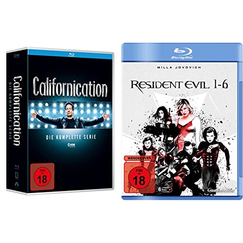 Californication - Die komplette Serie (Season 1-7) [Blu-ray] & Resident Evil 1-6 [Blu-ray] von Paramount Pictures (Universal Pictures)