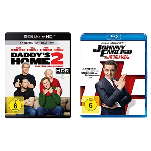 Daddy's Home 2 - Mehr Väter, mehr Probleme! (4K Ultra HD) (+ Blu-ray 2D) & Johnny English - Man lebt nur dreimal [Blu-ray] von Paramount Pictures (Universal Pictures)