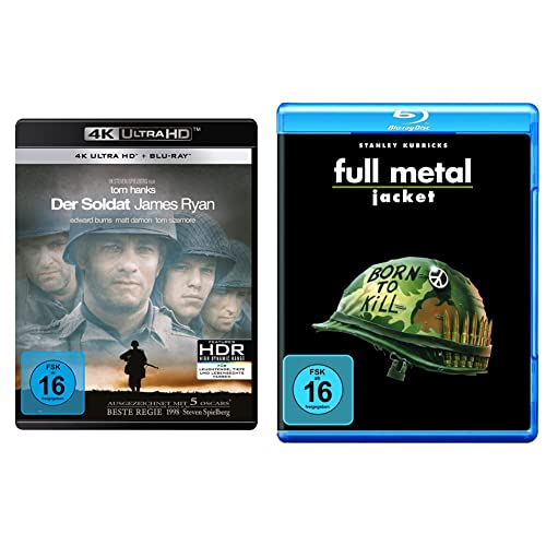 Der Soldat James Ryan (4K Ultra-HD) (+ Blu-ray 2D) & Full Metal Jacket [Blu-ray] von Paramount Pictures (Universal Pictures)
