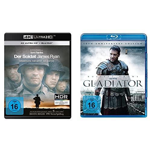 Der Soldat James Ryan (4K Ultra-HD) (+ Blu-ray 2D) & Gladiator - 10th Anniversary Edition [Blu-ray] von Paramount Pictures (Universal Pictures)