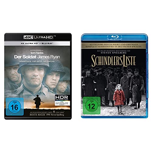 Der Soldat James Ryan (4K Ultra-HD) (+ Blu-ray 2D) & Schindlers Liste - Remastered [Blu-ray] von Paramount Pictures (Universal Pictures)