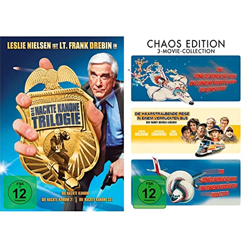 Die Nackte Kanone Trilogie[3 DVDs] & Die unglaubliche Reise in einem verrückten Raumschiff/Die haarsträubende Reise in einem verrückten Bus/Die unglaubliche Reise in einem verrückten Flugzeug[3 DVDs] von Paramount Pictures (Universal Pictures)