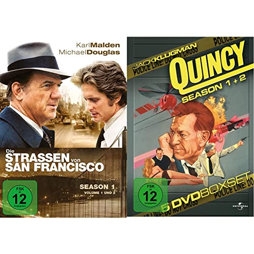 Die Straßen von San Francisco - Season 1, Volume 1 und 2 [8 DVDs] & Quincy - Season 1 + 2 [5 DVDs] von Paramount Pictures (Universal Pictures)