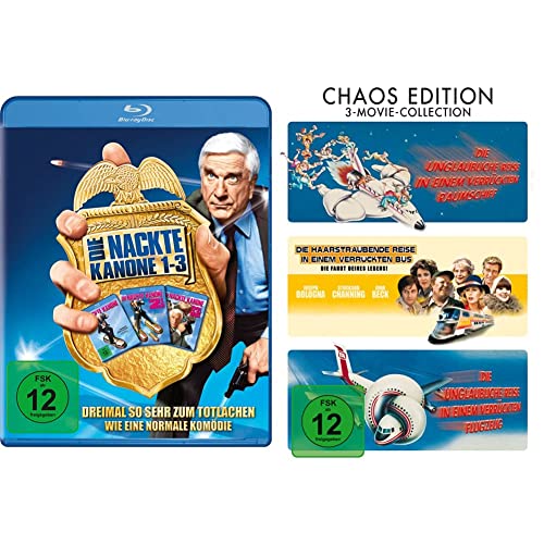 Die nackte Kanone - Box-Set & Die unglaubliche Reise in einem verrückten Raumschiff / Die haarsträubende Reise in einem verrückten Bus / Die unglaubliche Reise in einem verrückten Flugzeug [3 DVDs] von Paramount Pictures (Universal Pictures)