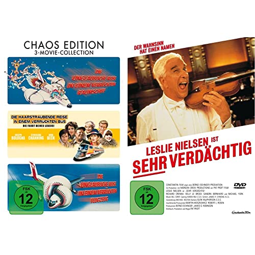 Die unglaubliche Reise in einem verrückten Raumschiff / Die haarsträubende Reise in einem verrückten Bus [3 DVDs] & Leslie Nielsen ist Sehr verdächtig von Paramount Pictures (Universal Pictures)