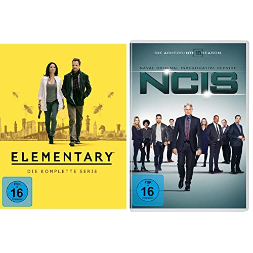 Elementary - Die komplette Serie (DVD) & NCIS - Season 18 [5 DVDs] von Paramount Pictures (Universal Pictures)