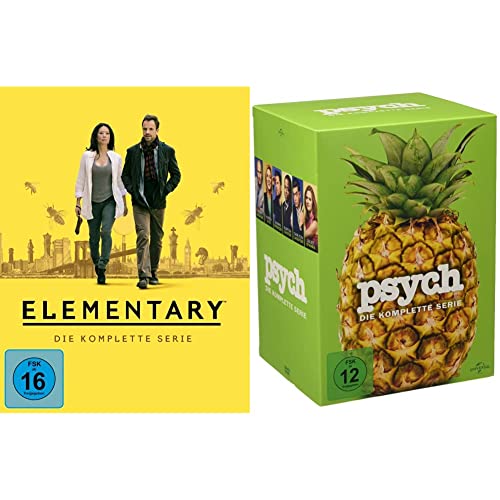 Elementary - Die komplette Serie & Psych – Die komplette Serie [Limited Edition] [31 DVDs] von Paramount Pictures (Universal Pictures)