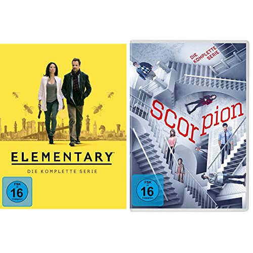Elementary - Die komplette Serie & Scorpion: Die komplette Serie [24 DVDs] von Paramount Pictures (Universal Pictures)