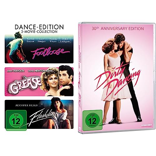 Footloose / Flashdance / Grease [3 DVDs] & Dirty Dancing 30th Anniversary Single Version von Paramount Pictures (Universal Pictures)