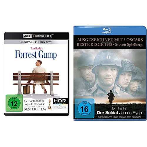 Forrest Gump (4K Ultra-HD) (+ Blu-ray 2D) & Der Soldat James Ryan [Blu-ray] von Paramount Pictures (Universal Pictures)