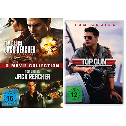 Jack Reacher & Jack Reacher - Kein Weg zurück - 2-Movie Collection (DVD) & Top Gun (DVD) von Paramount Pictures (Universal Pictures)