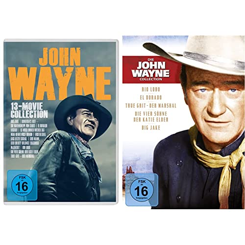 John Wayne - 13-Movie Collection [13 DVDs] & John Wayne Jubiläums-Box [5 DVDs] von Paramount Pictures (Universal Pictures)