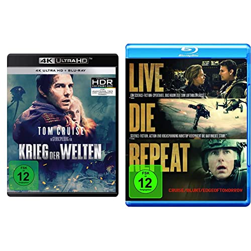 Krieg der Welten (4K Ultra-HD) [Blu-ray] & Edge of Tomorrow - Live.Die.Repeat [Blu-ray] von Paramount Pictures (Universal Pictures)
