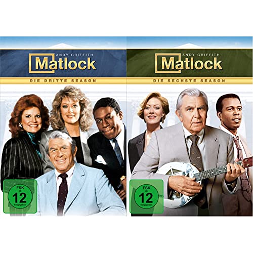 Matlock - Season 3 [5 DVDs] & Matlock - Season 6 [6 DVDs] von Paramount Pictures (Universal Pictures)