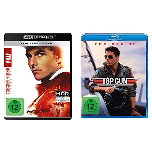 Mission: Impossible 1 (4K Ultra-HD) (+ Blu-ray 2D) & Top Gun (Blu-ray) von Paramount Pictures (Universal Pictures)