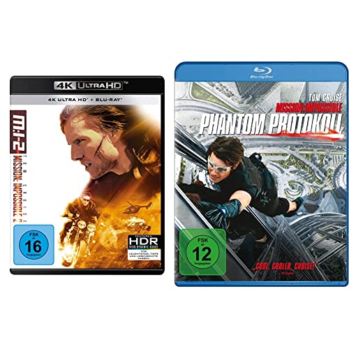Mission: Impossible 2 - M:i-2 (4K Ultra-HD Ulta HD) (+ Blu-ray 2D) & Mission: Impossible 4 - Phantom Protokoll [Blu-ray] von Paramount Pictures (Universal Pictures)