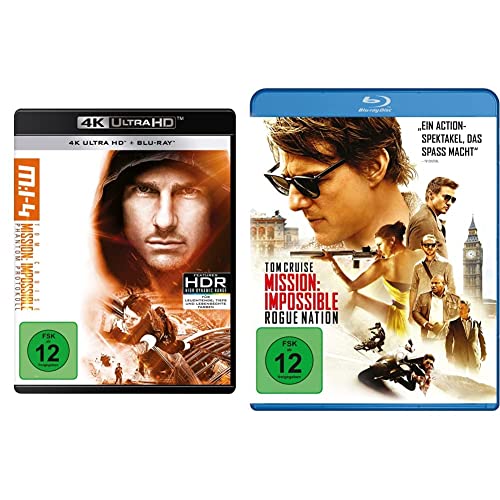 Mission: Impossible - 4 - Phantom Protokoll 4K Ultra-HD [Blu-ray] & Mission Impossible: Rogue Nation [Blu-ray] von Paramount Pictures (Universal Pictures)