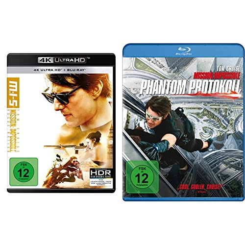 Mission: Impossible 5 - Rogue Nation - 4K Ultra-HD [Blu-ray] & Mission: Impossible 4 - Phantom Protokoll [Blu-ray] von Paramount Pictures (Universal Pictures)
