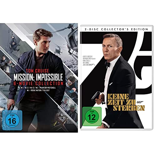 Mission: Impossible - 6 Movie Collection (DVD) & James Bond 007: Keine Zeit zu sterben von Paramount Pictures (Universal Pictures)