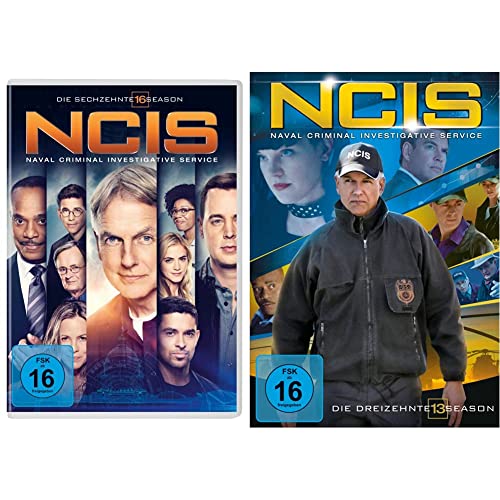 NCIS - Navy CIS - Season 16 (DVD) & NCIS - Naval Criminal Investigate Service/Season 13 [6 DVDs] von Paramount Pictures (Universal Pictures)
