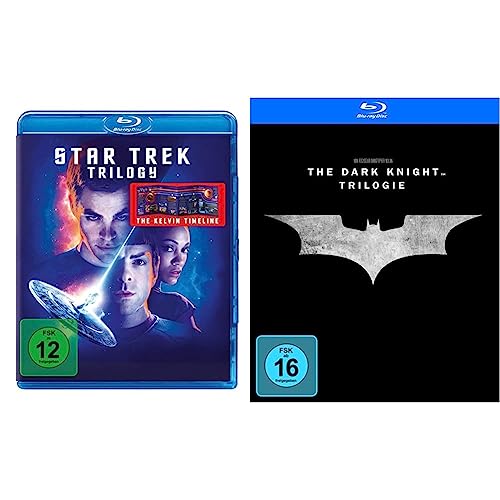 STAR TREK - Three Movie Collection [Blu-ray] & The Dark Knight Trilogy [Blu-ray] von Paramount Pictures (Universal Pictures)