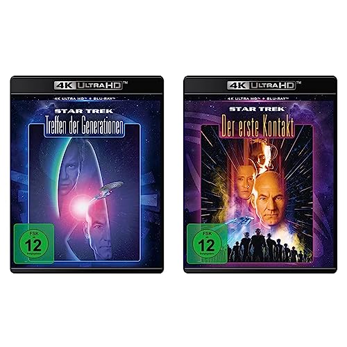 STAR TREK VII - Treffen der Generationen (+ Blu-ray) & STAR TREK VIII - Der erste Kontakt (+ Blu-ray) von Paramount Pictures (Universal Pictures)