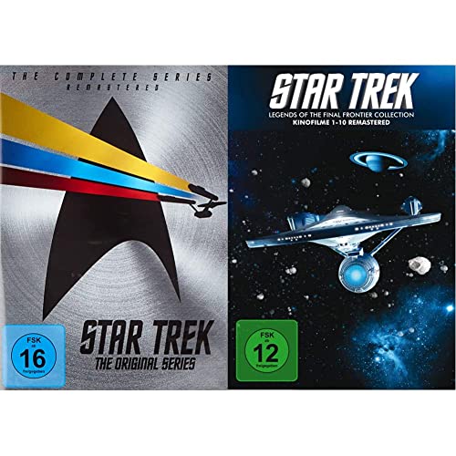 STAR TREK: Raumschiff Enterprise - Complete Boxset - Remastered [23 DVDs] & Star Trek 1-10 - Box - Remastered [10 DVDs] von Paramount Pictures (Universal Pictures)