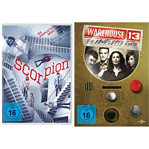 Scorpion: Die komplette Serie [24 DVDs] & Warehouse 13 – Die komplette Serie [16 DVDs] von Paramount Pictures (Universal Pictures)