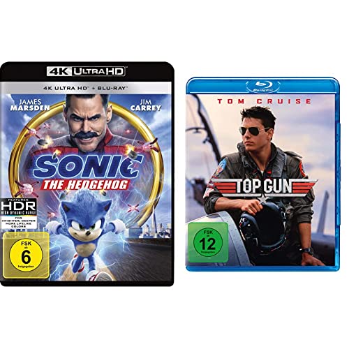 Sonic the Hedgehog (4K Ultra-HD) (+ BR) [Blu-ray] & Top Gun (Blu-ray) von Paramount Pictures (Universal Pictures)