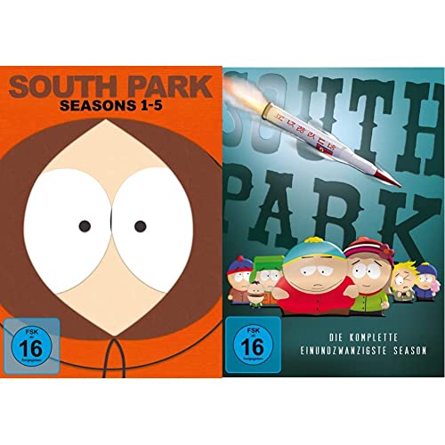 South Park: Seasons 1-5 (15 Discs) & South Park: Die komplette einundzwanzigste Season [2 DVDs] von Paramount Pictures (Universal Pictures)