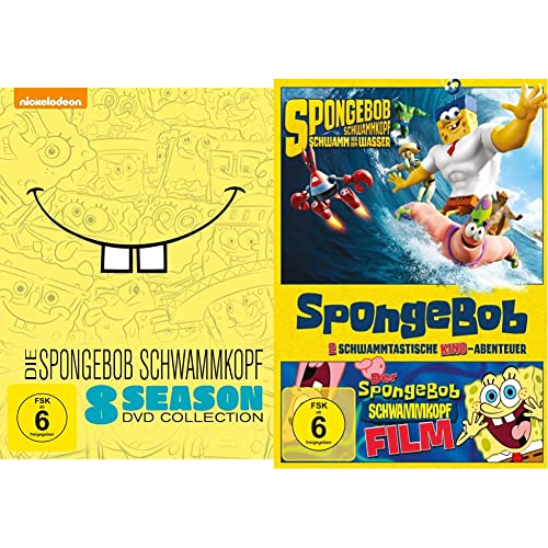SpongeBob Schwammkopf - Die SpongeBob Schwammkopf 8 Season DVD Collection & SpongeBob Schwammkopf - Der Film & Schwamm aus dem Wasser [2 DVDs] von Paramount Pictures (Universal Pictures)