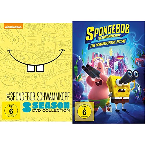 SpongeBob Schwammkopf - Die SpongeBob Schwammkopf 8 Season DVD Collection & SpongeBob Schwammkopf: Eine schwammtastische Rettung von Paramount Pictures (Universal Pictures)
