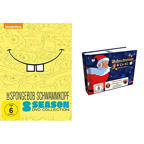 SpongeBob Schwammkopf - Die SpongeBob Schwammkopf 8 Season DVD Collection & Weihnachtsmann & Co. KG - Collector's Edition (8 DVDs) - Alle 26 Folgen in einer Box von Paramount Pictures (Universal Pictures)