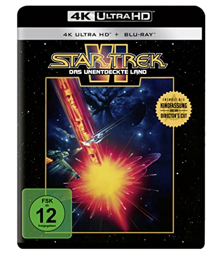 Star Trek VI: Das unentdeckte Land [4K Ultra HD] + [Blu-ray] von Paramount Pictures (Universal Pictures)