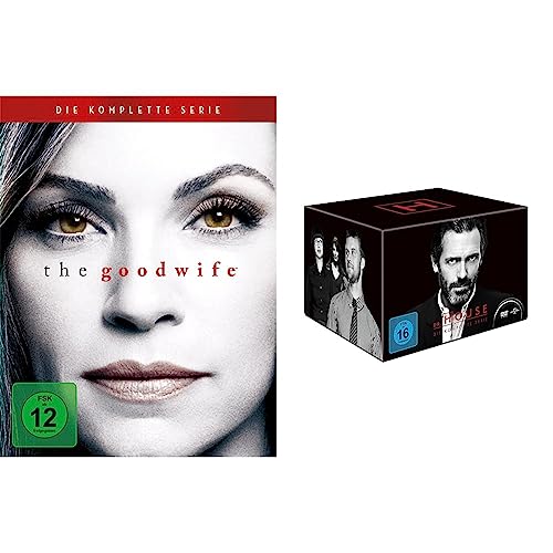 The Good Wife - Die komplette Serie [42 DVDs], 42 Stück (1er Pack) & Dr. House - Die komplette Serie, Season 1-8 (46 Discs) von Paramount Pictures (Universal Pictures)