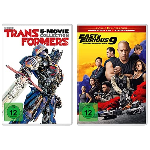 Transformers - 1-5 Collection (DVD) & Fast & Furious 9 (Director's Cut + Kinofassung) von Paramount Pictures (Universal Pictures)