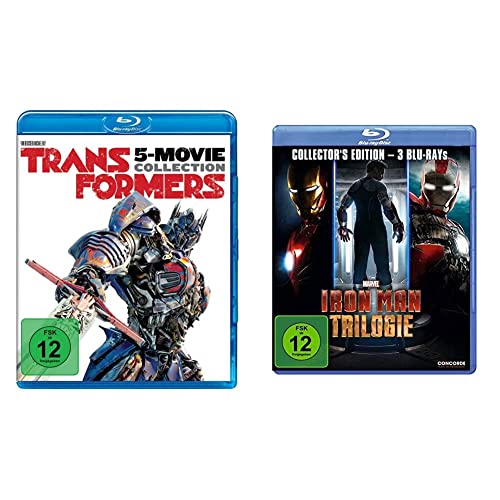 Transformers 1-5 Collection [Blu-ray] & Iron Man - Trilogie [Blu-ray] [Collector's Edition] von Paramount Pictures (Universal Pictures)