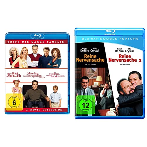 Triff die ganze Familie - Meine Braut, ihr Vater und ich + Meine Frau, ihre Schwiegereltern und ich + Meine Frau, unsere Kinder und ich (Blu-ray) & Reine Nervensache 1+2 [Blu-ray] von Paramount Pictures (Universal Pictures)