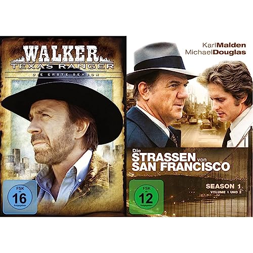 Walker, Texas Ranger - Season 1 (DVD) & Die Straßen von San Francisco - Season 1 (DVD) von Paramount Pictures (Universal Pictures)