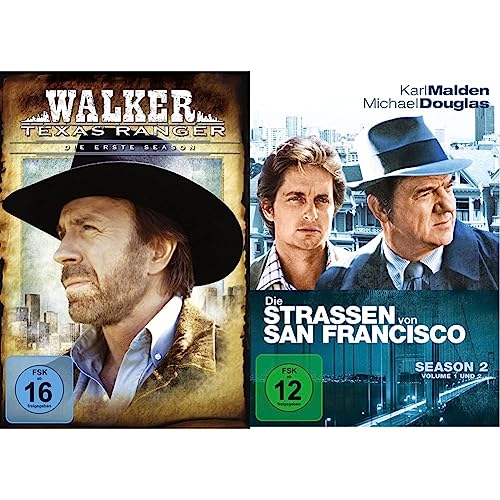 Walker, Texas Ranger - Season 1 (DVD) & Die Straßen von San Francisco - Season 2 (DVD) von Paramount Pictures (Universal Pictures)