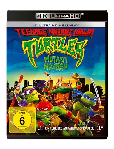 Teenage Mutant Ninja Turtles: Mutant Mayhem (4K Ultra HD) (+ Blu-ray) von Paramount Pictures (Universal Pictures Germany GmbH)