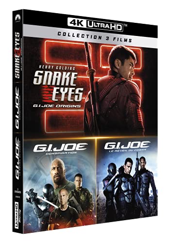 G.I. joe 1 : le réveil du cobra + g.I. joe 2 : conspiration + g.I. joe 3 : snake eyes 4k Ultra-HD [Blu-ray] [FR Import] von Paramount