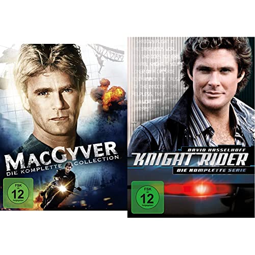 MacGyver – Die komplette Collection [38 DVDs] & Knight Rider - Die komplette Serie [26 DVDs] von Paramount