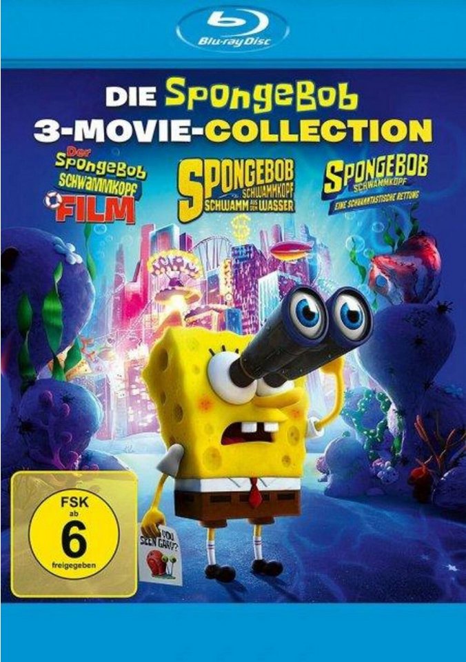 Paramount Blu-ray Spongebob Schwammkopf 3-Movie Collection Paramount Blu-ray Spongebob Schwammkopf 3-Movie Collection von Paramount